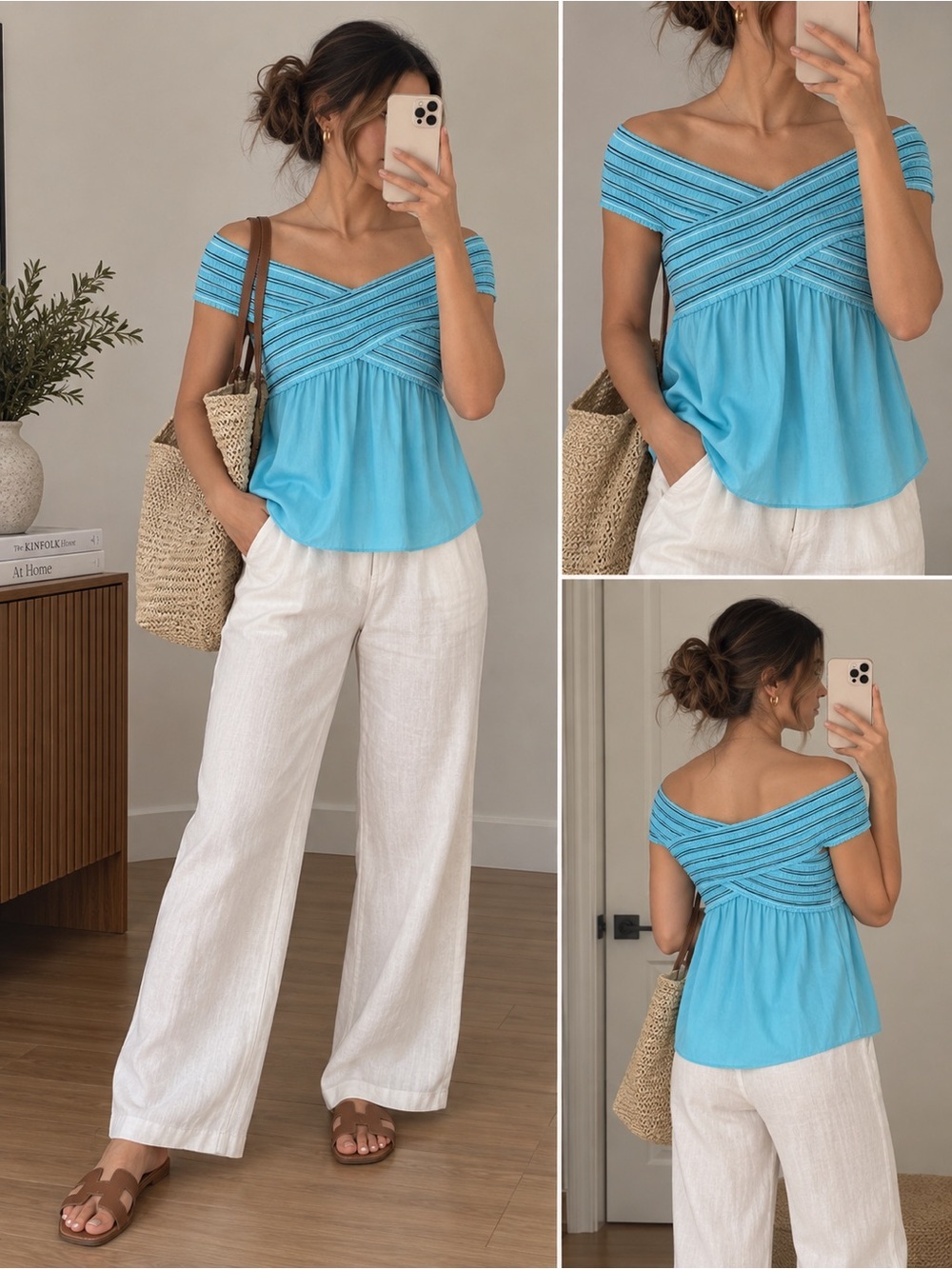 Ramy Brooke Charley Off The Shoulder Blouse